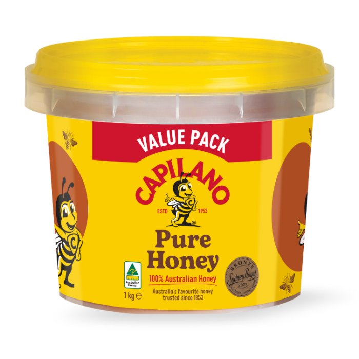 Capilano Honey — Pure honey product packaging